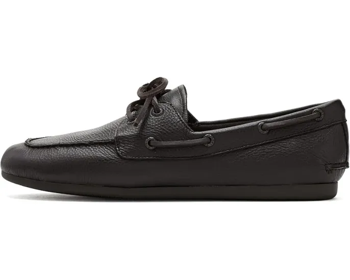 Кроссовки Sperry Slimboat из темно-коричневой кожи с 360° шнуровкой
