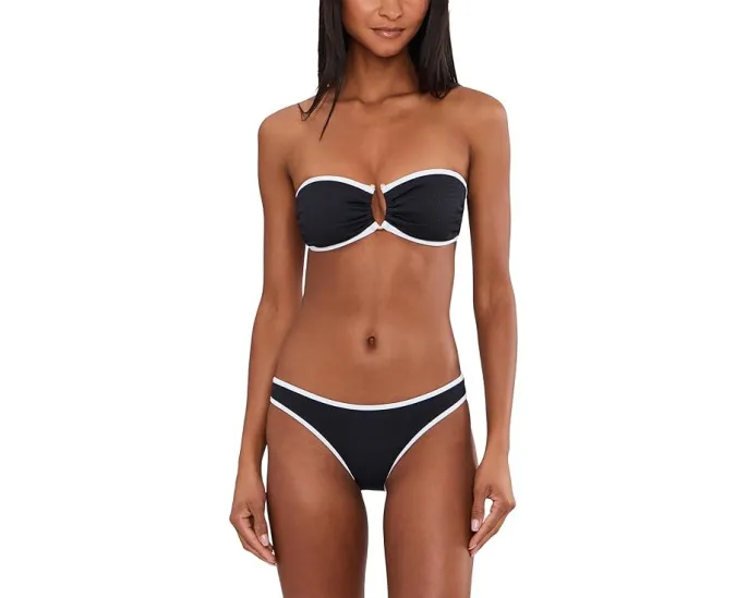 Топ бандо Seafolly Beach Bound с кольцом спереди и съемными чашками