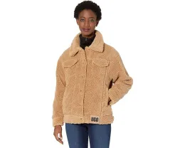 Куртка Frankie Sherpa Trucker с ворсом и застежкой на кнопках UGG