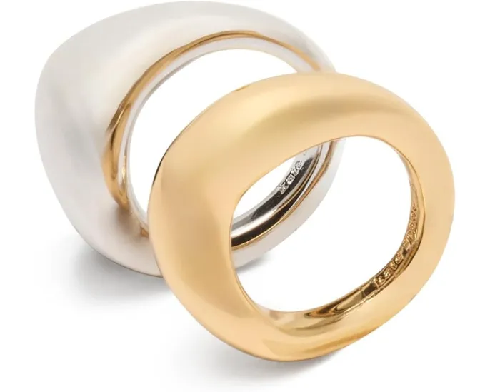 Набор складывающихся колец Kate Spade New York Molten с циркониями