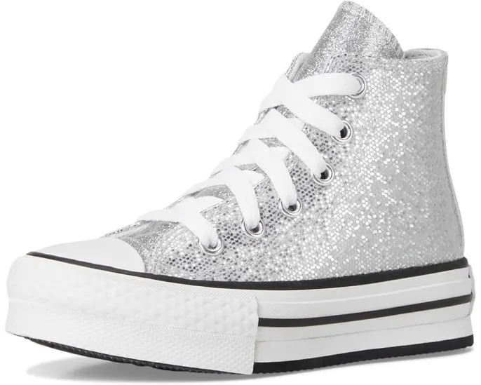 Converse Kids кроссовки Chuck Taylor All Star Lift Disco с блестками на платформе