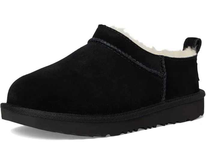 UGG Kids Classic Micro угги из натуральной замши с подкладкой из овчины и подошвой из сахарного тростника