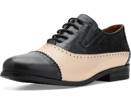 Туфли Miz Mooz Ina Flats с цветным блоком и шнуровкой на квадратном каблуке