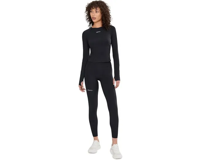 Лонгслив Craft Hypervent Tight Long Sleeve облегающий с отверстиями для больших пальцев