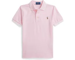 Поло Polo Ralph Lauren Kids Oxford из хлопковой сетки с воротником на пуговицах