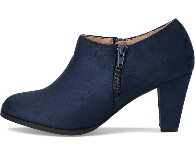 Ботильоны Sanzi Bootie из искусственной замши с двумя молниями и квадратным каблуком