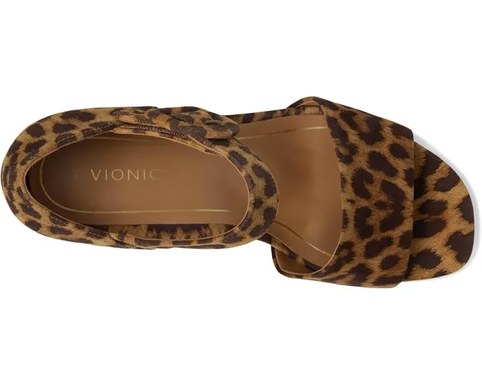 Босоножки VIONIC Chardonnay Strappy с поддержкой свода стопы и квадратным открытым носком