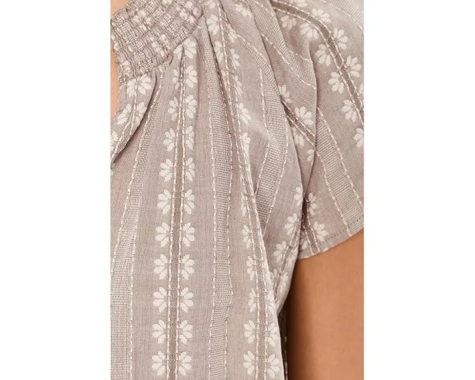 Блуза Splendid Meadow из мягкой ткани с V-образным вырезом и короткими рукавами