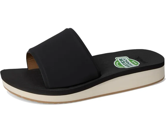 Сандалии Sanuk Highland Slide на платформе с поддержкой свода стопы и переработанной подошвой