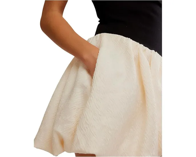 Платье Free People Tinsel Kiss мини с квадратным вырезом и карманами