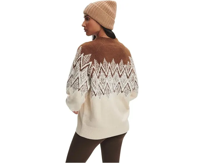 Свитер Varley Siren Jacquard с воротником стойкой и жаккардовым узором