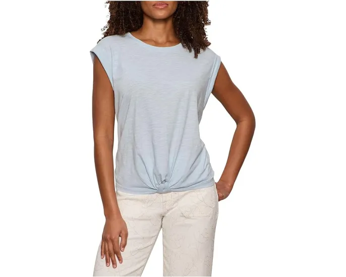 Футболка Sanctuary с завязкой спереди и коротким рукавом