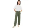 Широкие брюки Paige Ari с завязкой на поясе в цвете Vintage Ivy Green