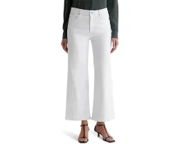 Джинсы AG Jeans Saige с завышенной талией и широкими штанинами в цвете Gallery White