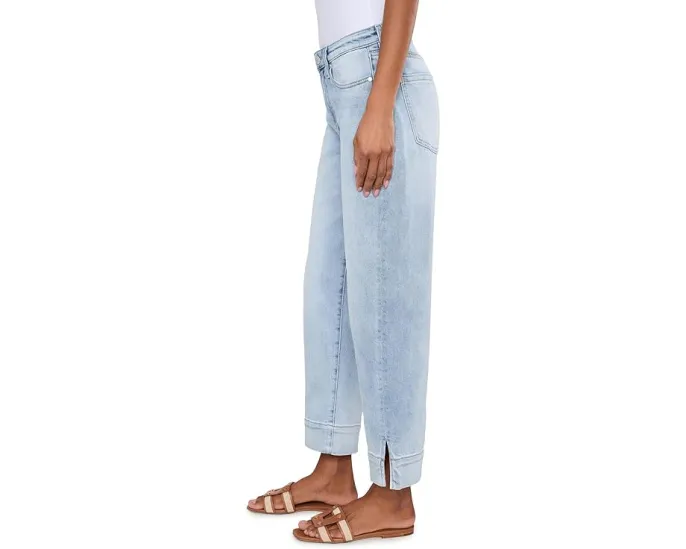 Джинсы Liverpool Kennedy Mid Rise Crop Straight с разрезом