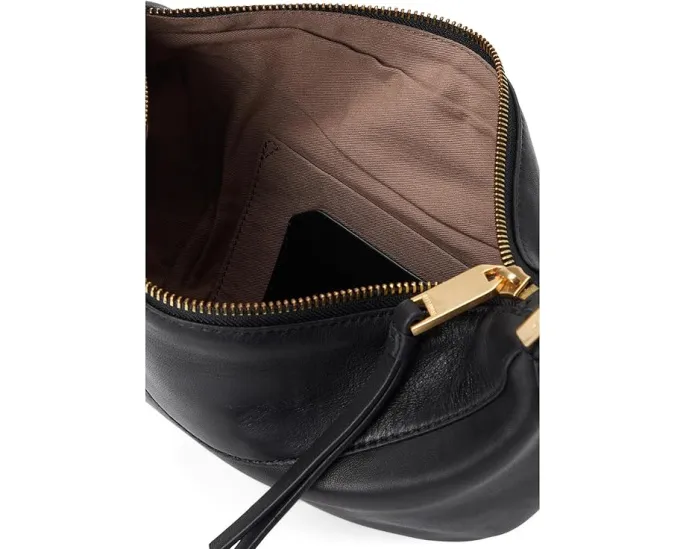 Сумка кроссбоди AllSaints Luna из мягкой овечьей кожи со скрученными швами