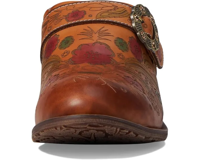 Клоги L'Artiste Zoozi с ручной росписью и застежкой на пряжке