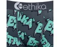 Трусы ethika Drip Wave с эффектом волны, яркий бирюзовый