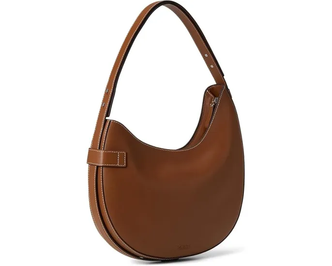 Большая кожаная сумка через плечо Tasha от Lauren Ralph Lauren