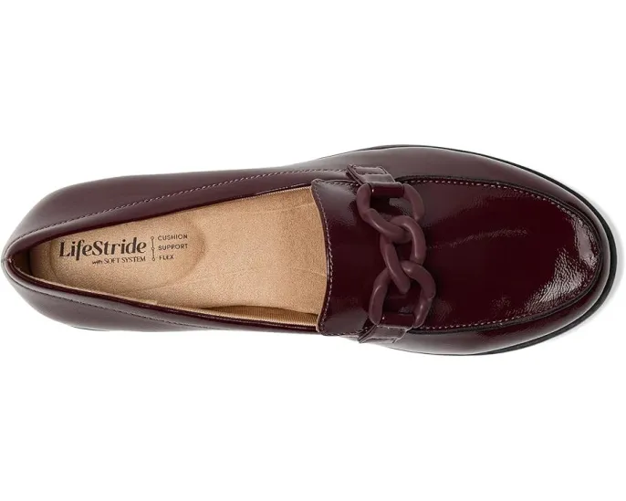 Лоферы LifeStride London 2 из искусственной кожи с комфортной стелькой Soft System