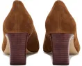Туфли Cole Haan Blanche Pumps Tobacco на каблуке с замшевой отделкой