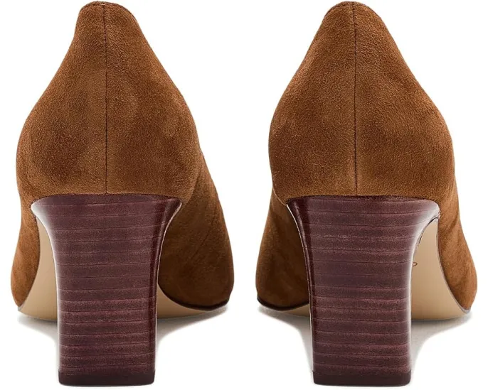 Туфли Cole Haan Blanche Pumps Tobacco на каблуке с замшевой отделкой