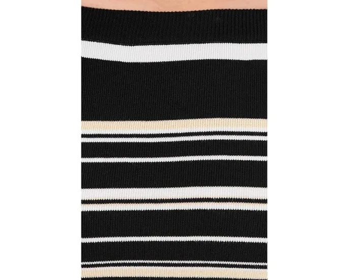 Платье миди с открытыми плечами Adrianna Papell из трикотажа с рюшами