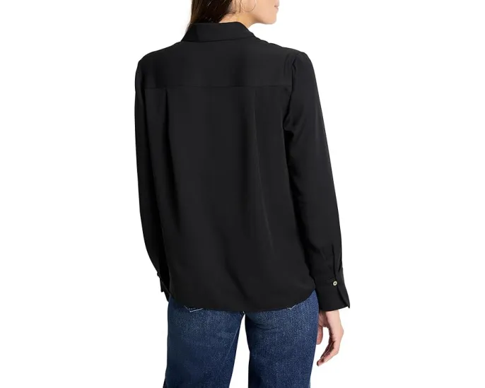 Блуза Easy Popover от NIC+ZOE с классическим воротником