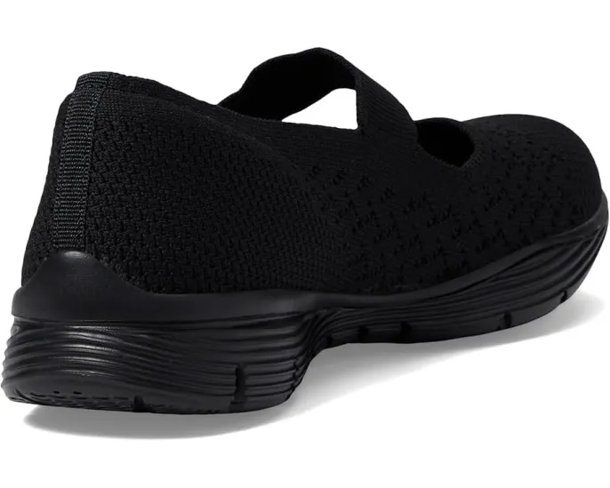 Skechers туфли Seager Power Hitter с верхом из плоской вязки и ремешком на подъеме