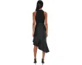 Платье миди Crepe Combo Taffeta с асимметричным подолом от Adrianna Papell