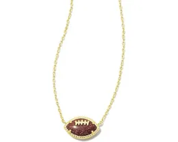 Кулон Kendra Scott Football Short Pendant Necklace из золота