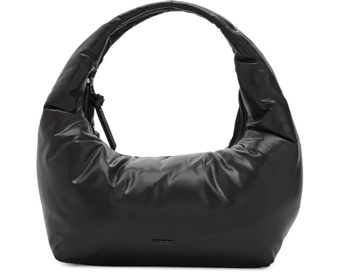Сумка Caraa Bindle из переработанного нейлона с кожаными вставками