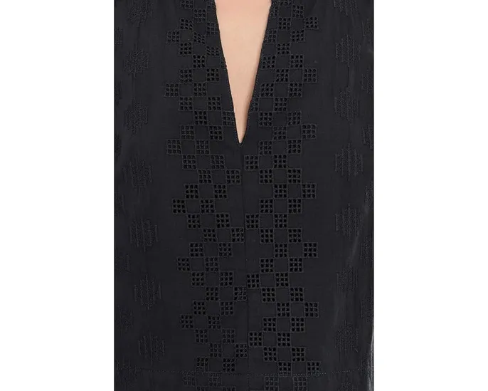 Splendid топ Kenzie Geo Eyelet Tank с геометрическим узором