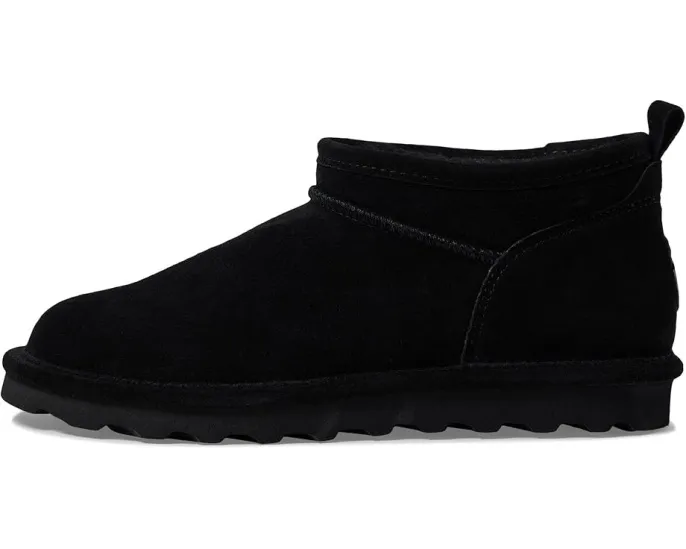 Сапоги Super Shorty Bearpaw из замши с овечьей шерстью и съемной стелькой