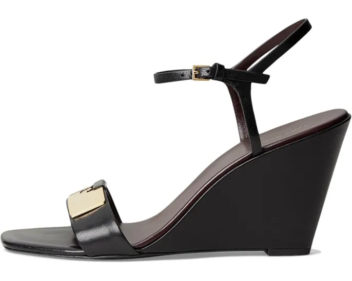 Босоножки Tory Burch Gigi Wedge Sandal 80Mm на танкетке с регулируемой пряжкой