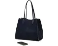 Сумка-тоут Madewell Suede Lexington из замши с кожаными ручками