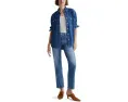 Прямые джинсы AG Jeans Brinley с средней посадкой