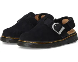 Dr. Martens Jorgie T мюли для детей из замши с регулируемой пряжкой