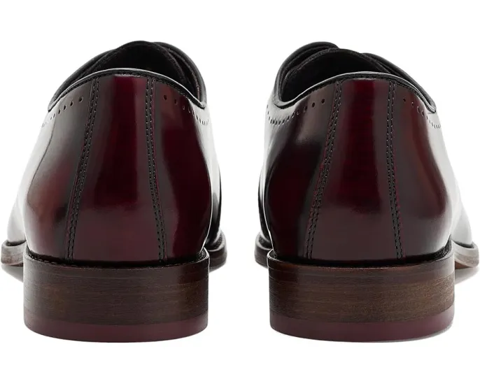 Мокасины J&M Collection Arrister из бордовой итальянской кожи