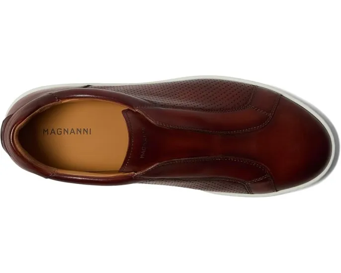 Magnanni Costa Slip Perf перфорированные слипоны из кожи для повседневного стиля