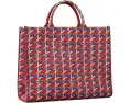 Сумка тоут Ella Circular Knit с круговой вязкой и клетчатым принтом от Tory Burch