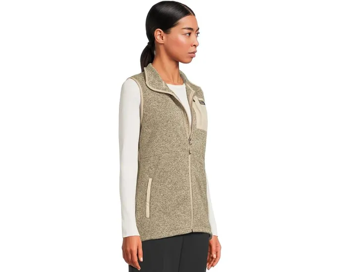 Длинный жилет L.L.Bean Bean's Sweater Fleece с карманами на молнии