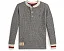 Хлопковая рубашка-хенли Waffle-Knit Polo Ralph Lauren Kids для малышей и младших детей