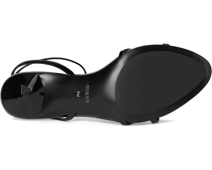 Босоножки GUESS Connee на тонком каблуке с кожаным верхом и стелькой