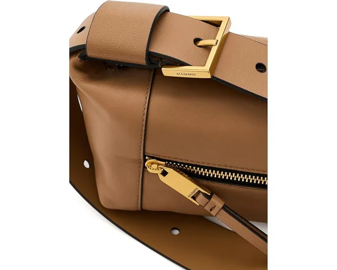 Мини-сумка через плечо Vega из кожи с молнией AllSaints