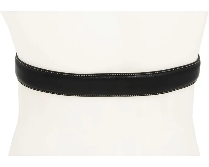 Ремень Johnston & Murphy Topstitched из итальянской кожи с контрастной строчкой