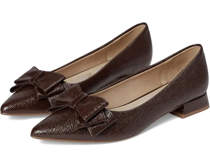 Балетки Journee Collection Ophelia с мысом и бантом на платформе