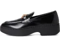 Лоферы FitFlop F-Luma на скрытом клине с пряжкой из гладкой кожи