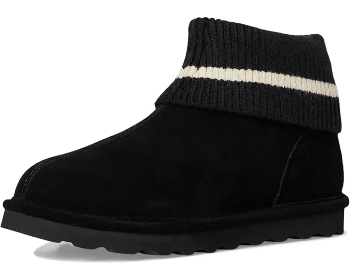 Зимние угги Bearpaw September из замши с отворотом и шерстяной подкладкой