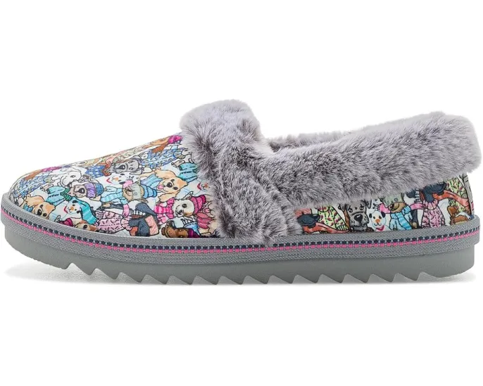 Тапочки BOBS from SKECHERS Cozy Kiss с принтом собак